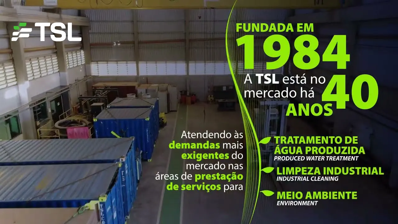Vídeo institucional da TSL Engenharia